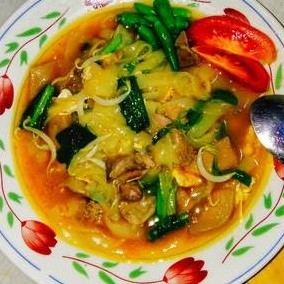 Mie Tio Rebus Ayam Baso
