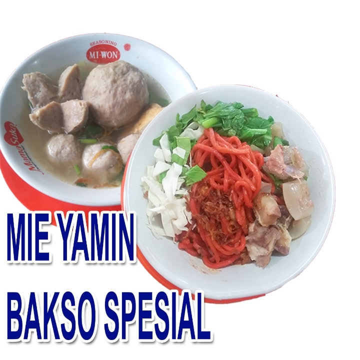 Mie Yamin Bakso Special Isi Urat