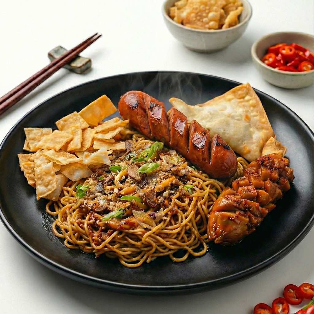 Mie Yumii Tambah Sosis