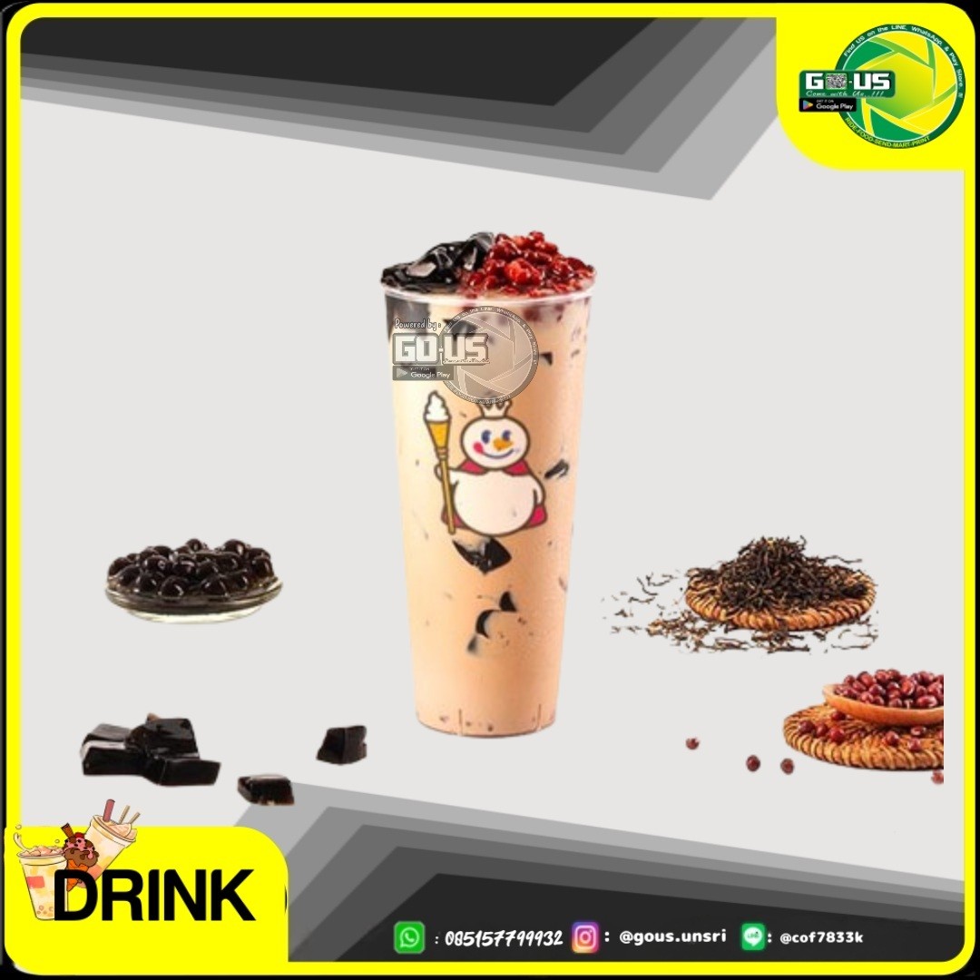 Milk Tea With 2 Topings