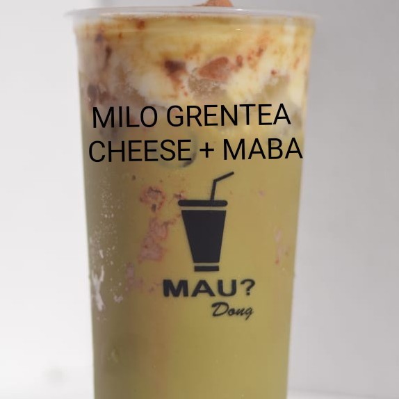 Milo Greentea Maba Cheese
