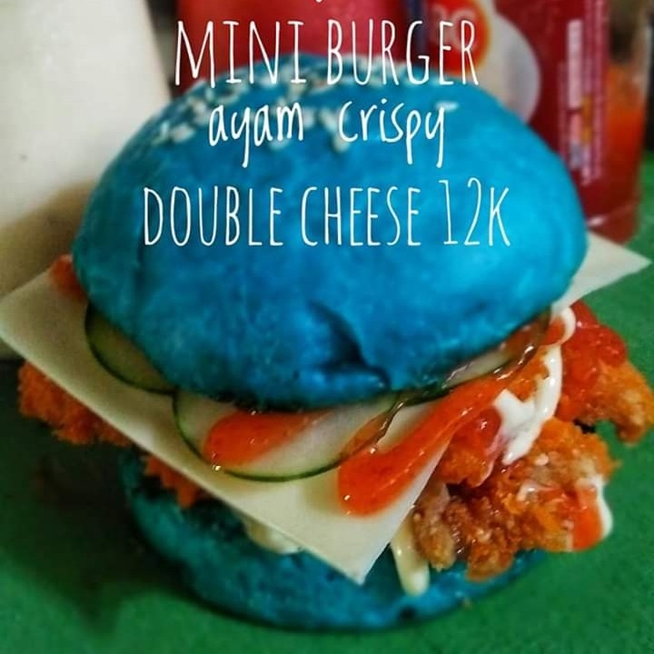 Mini Burger Ayam Crispy Double Cheese