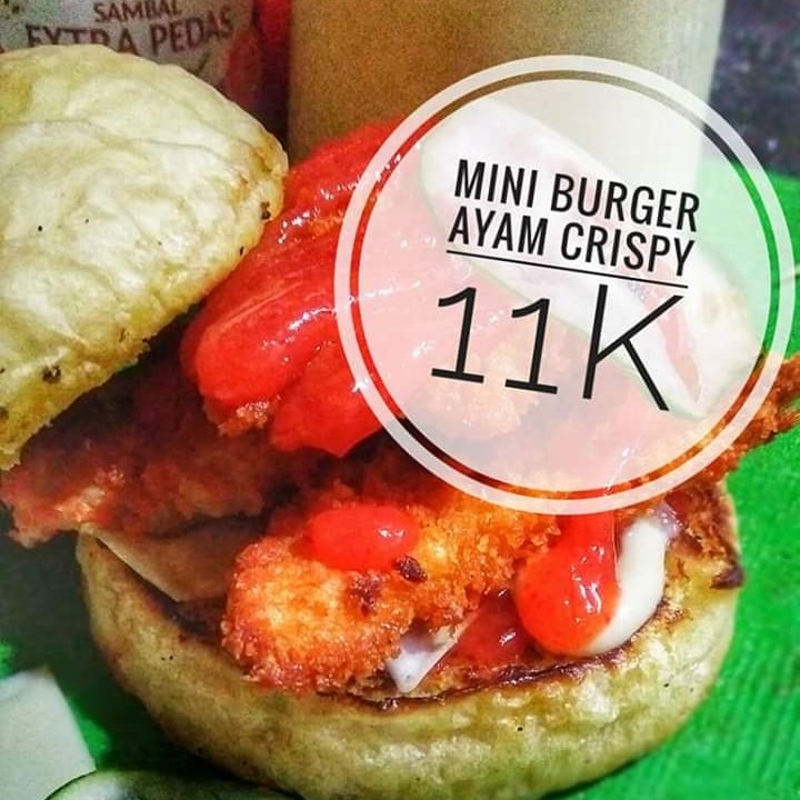 Mini Burger Ayam Krispi