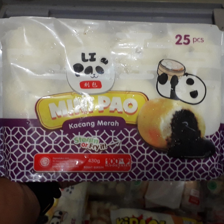 Mini Pao Rasa Kacang Merah Isi 25