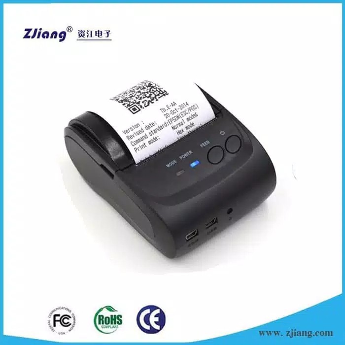 Mini Portable Bluetooth Thermal Receipt Printer Zjiang ZJ-5802 3