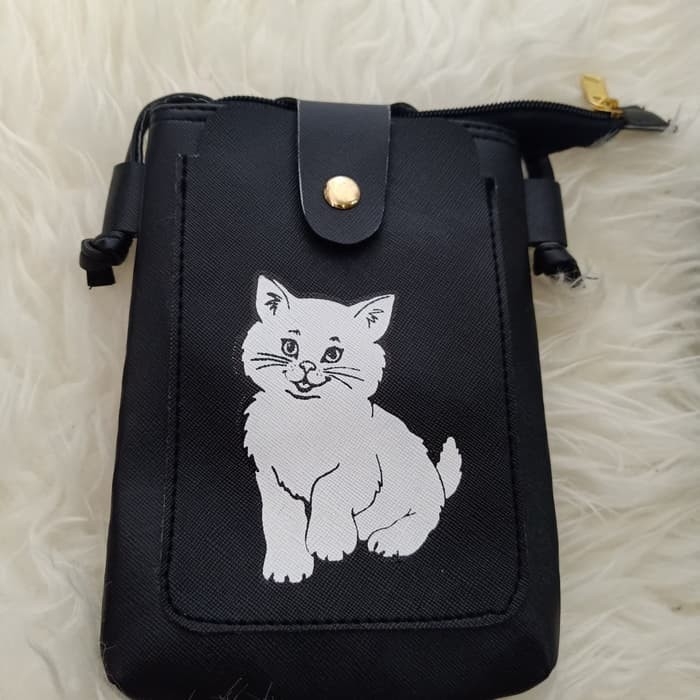 Mini Slingbag Pocket Catty - HITAM