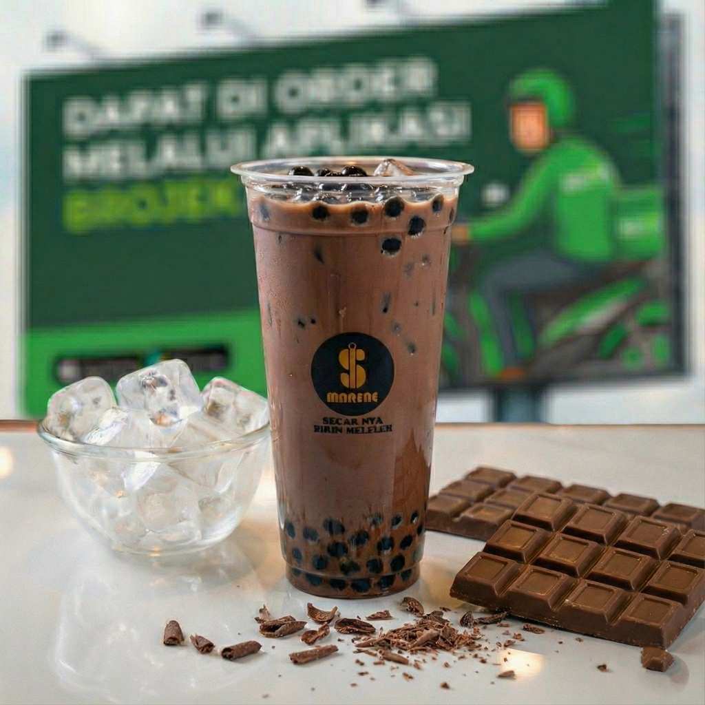 Minuman Boba Cokelat
