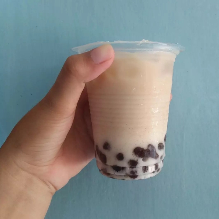 Minuman Pop Ice Rasa Coklat Topping Boba