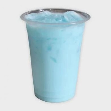Minuman Pop Ice Rasa Vaniila Blue Topping Cincau Hitam 2