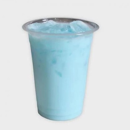 Minuman Pop Ice Rasa Vaniila Blue Topping Boba