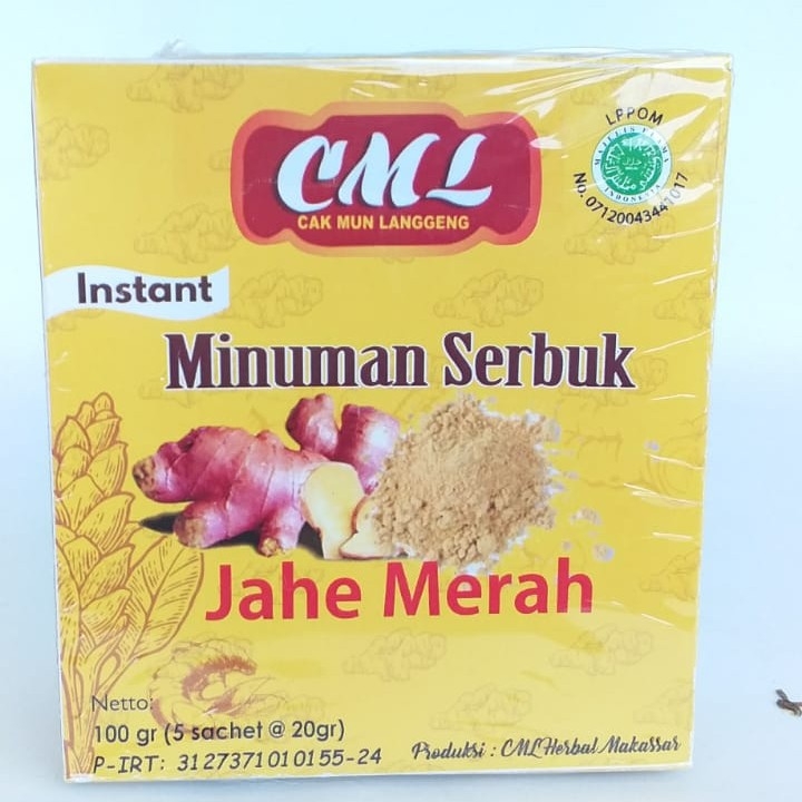 Minuman Serbuk Jahe Merah