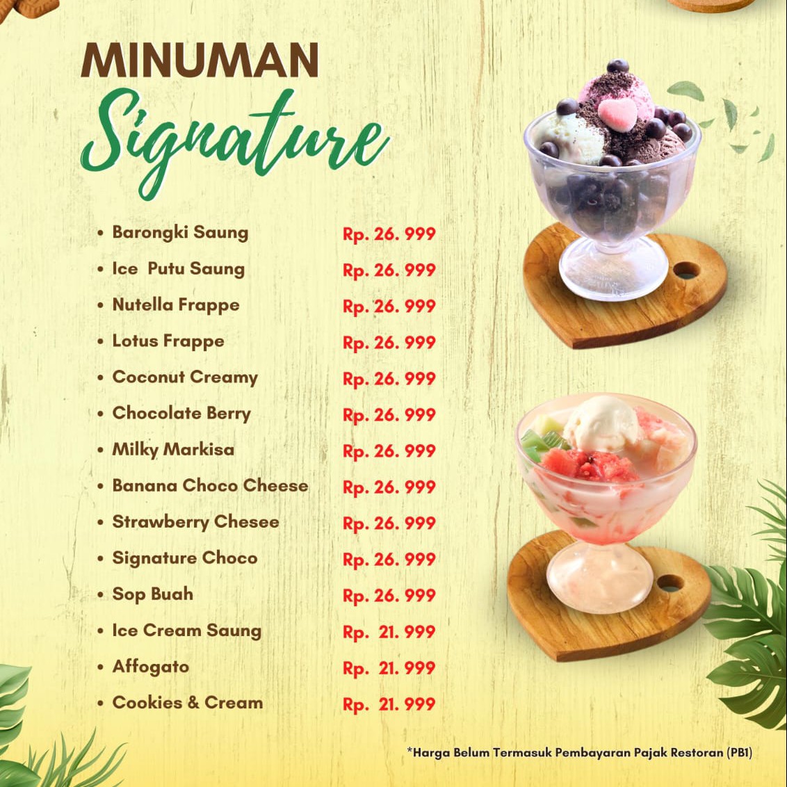 Minuman Signature Saung Al Ihlas