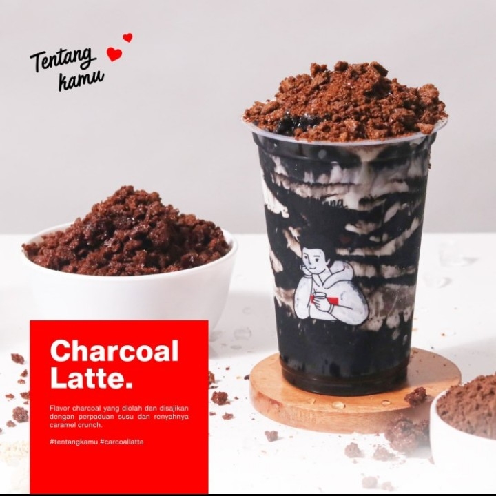 Minuman Tentang Kamu Charcoal Latte