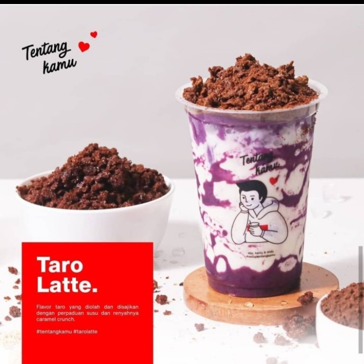 Minuman Tentang Kamu Taro Latte