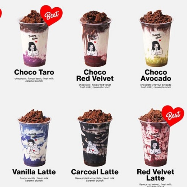 Minuman Tentang Kamu Red Velvet Latte 2