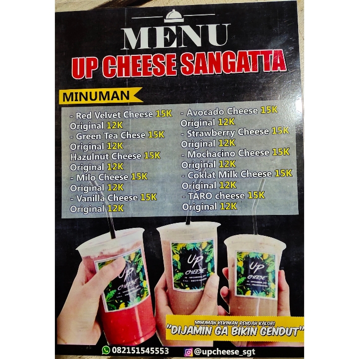 Minuman Up Cheese 