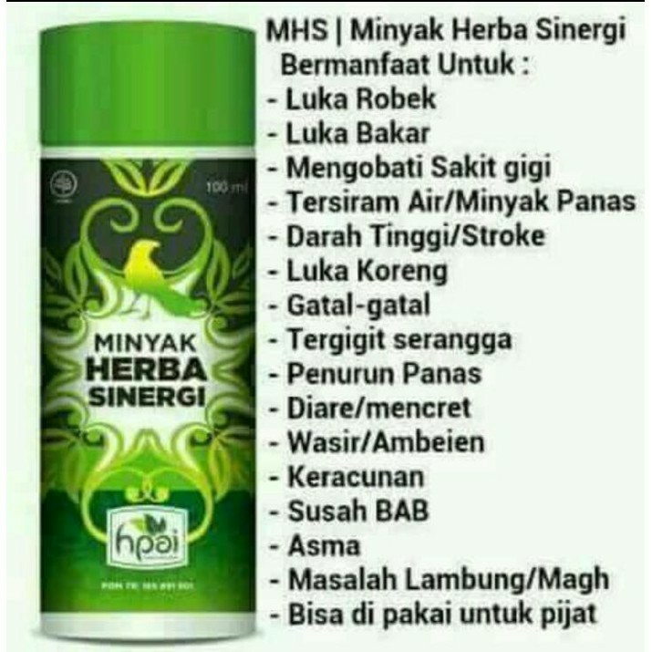 Minyak Herba Sinergi