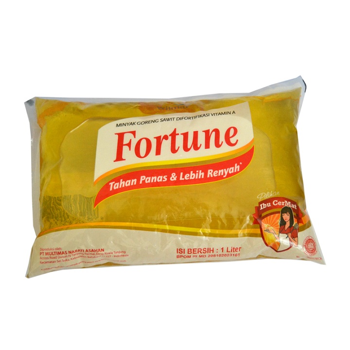 Minyak Goreng Fortune 1 Liter Bantal