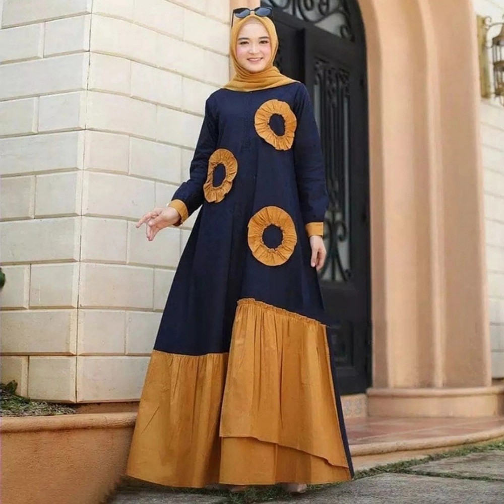 Miranda Maxi Dress Pakaian Wanita Fashion Muslim