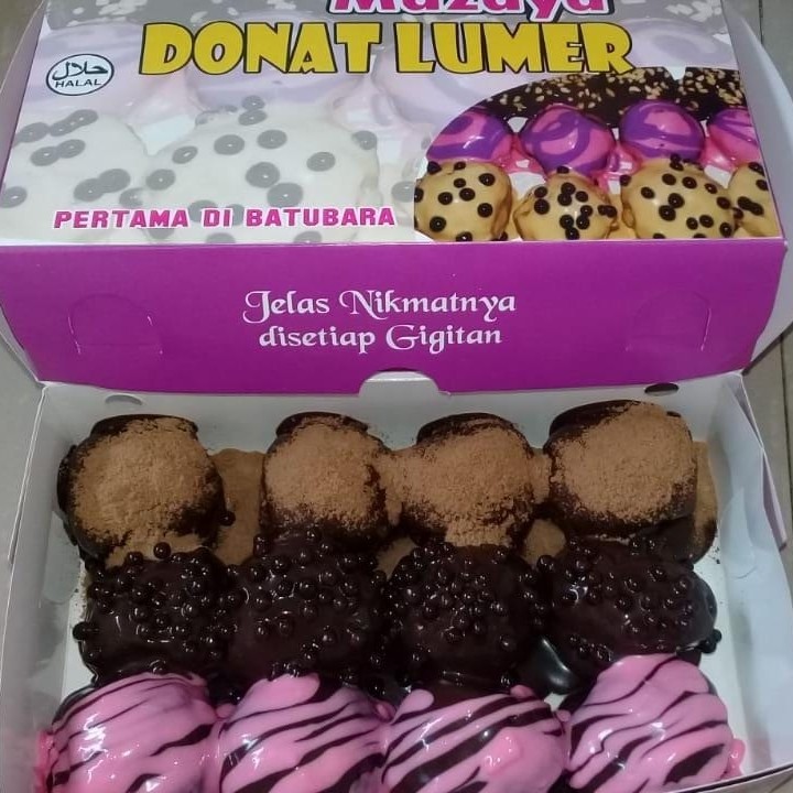 Donut Lumer Chocomillo Cips Dan Strowberry
