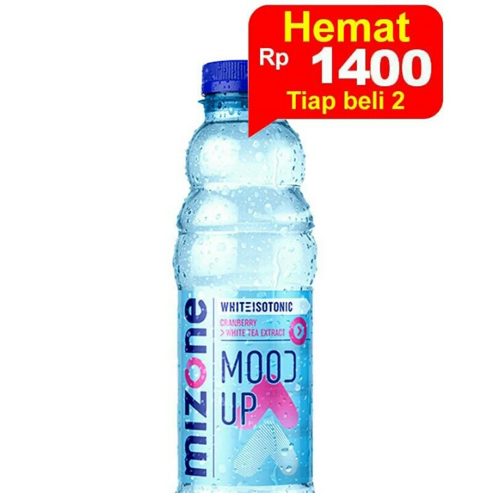 Mizone Mood Up Minuman Isotonik Cranberry 500Ml