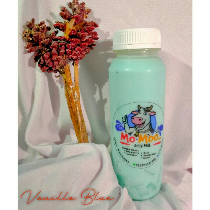 Mo Moo Jelly Milk Vanilla Blue