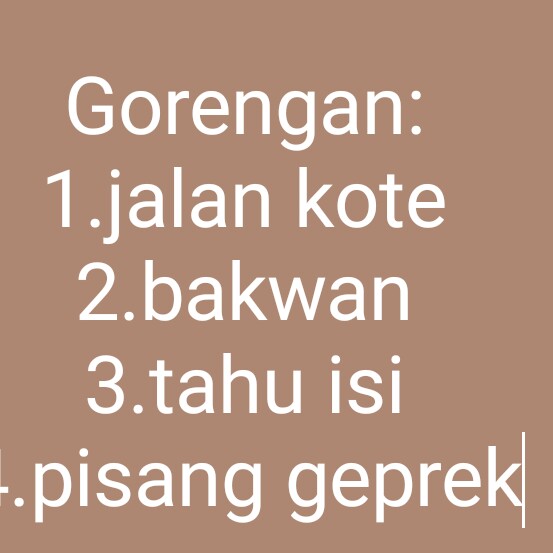 Makanan Ringan Gorengan