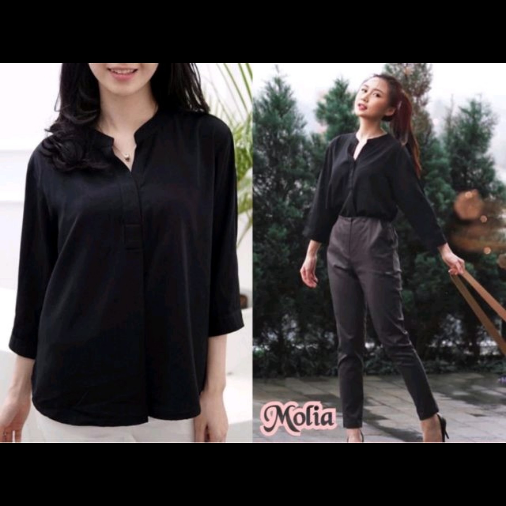 Molia Top Black