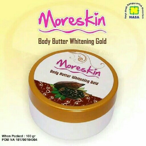 Moreskin Body Butter Whitening Vit E Gold