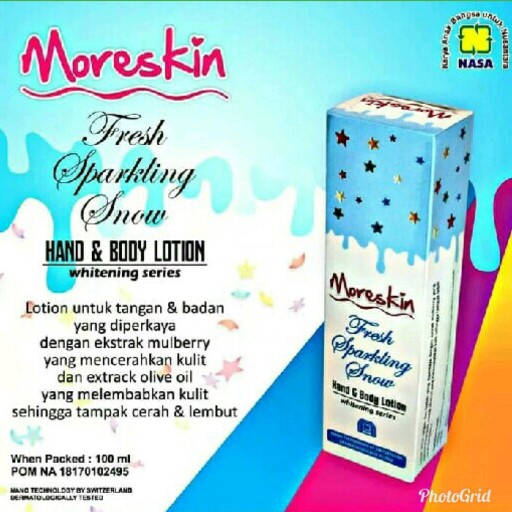 Moreskin Hand And Body Lotion Sportling Snow