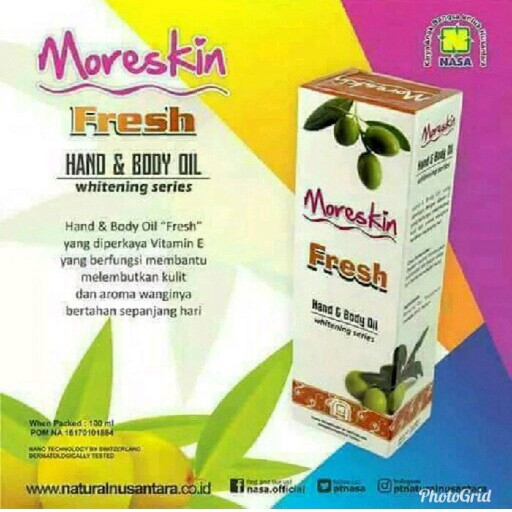 Moreskin Hand And Body Oil Fresh