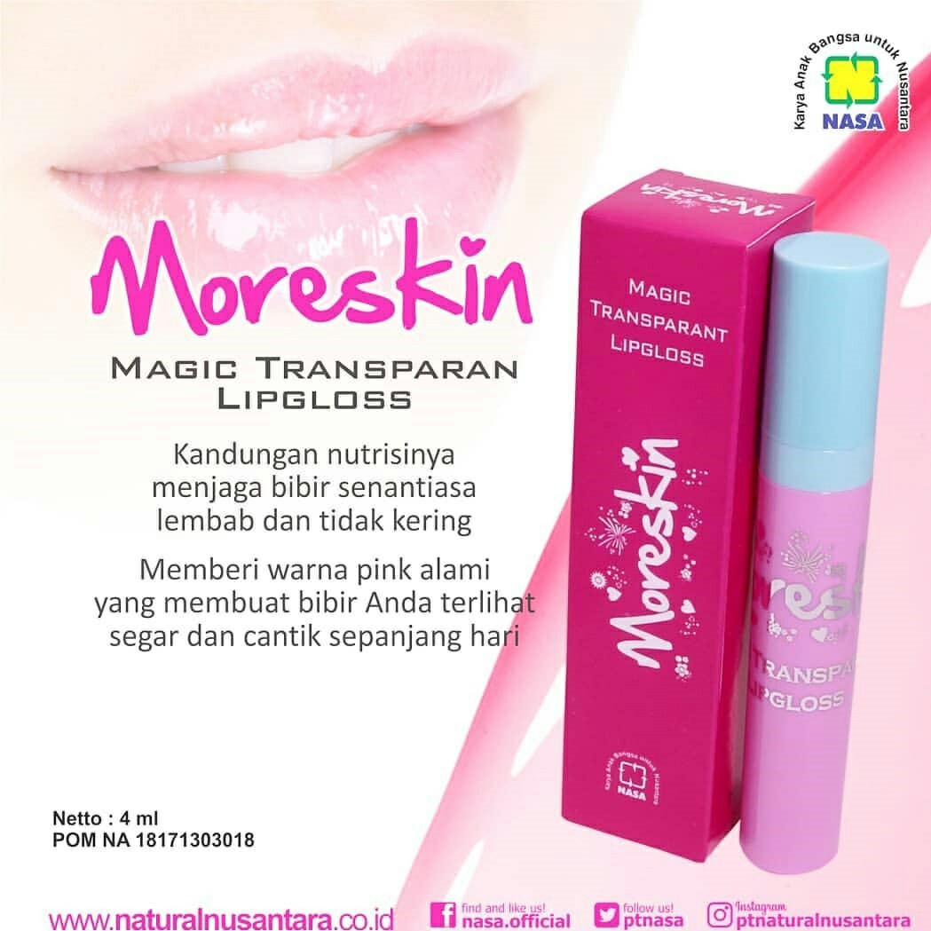 Moreskin Magic Transparan LipGloss