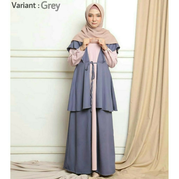 Morza Gamis Maxi Cardi Moscrepe