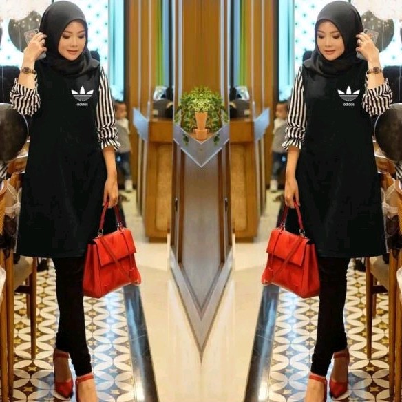 Mosy Adidas Bordir Black