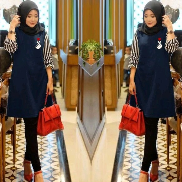 Mosy Bordir Saranghae Navy