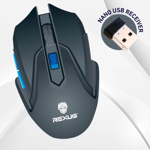 Mouse Gaming Wireless Rexus S5 Aviator 2000Dpi 3