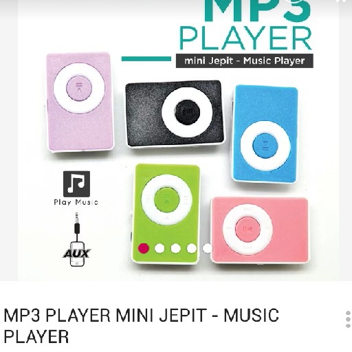 Mp3 Mini Player Jepit