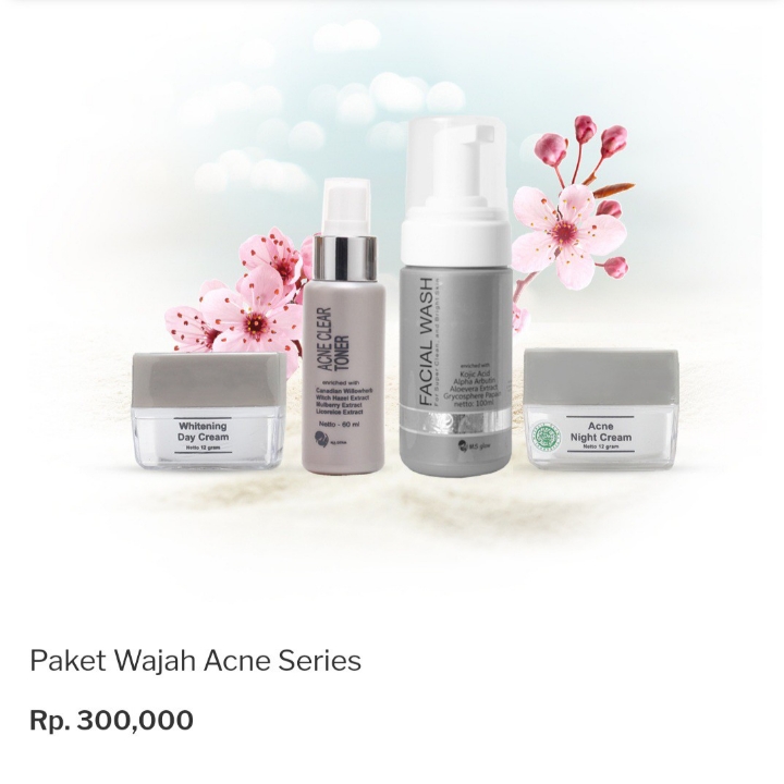 Ms Glow Paket Acne