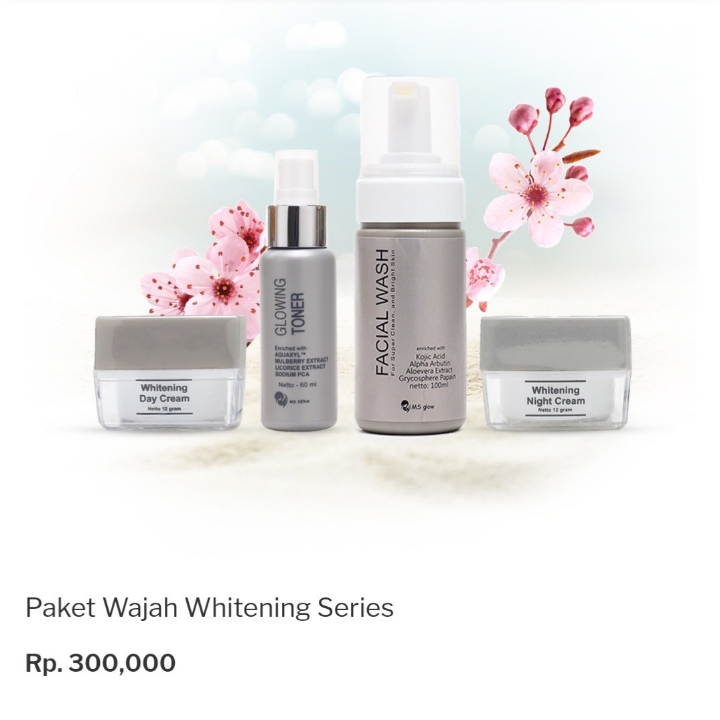 Ms Glow Paket Whitening