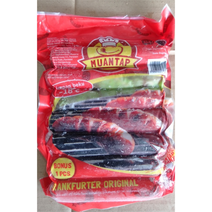 Muantap Sosis Daging 500g Isi 7