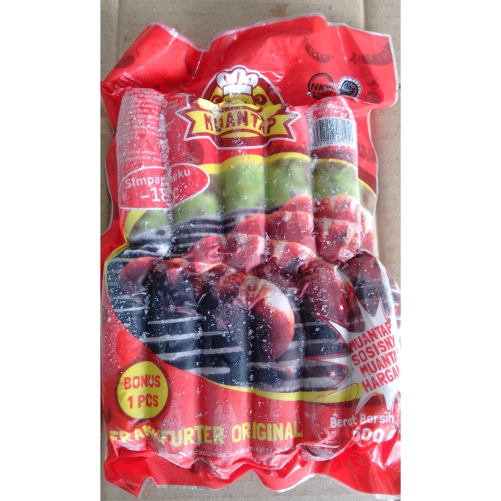Muantap Sosis Daging 500g Isi 11