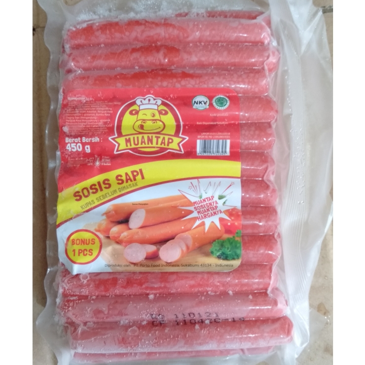 Muantap Sosis Sapi 450g