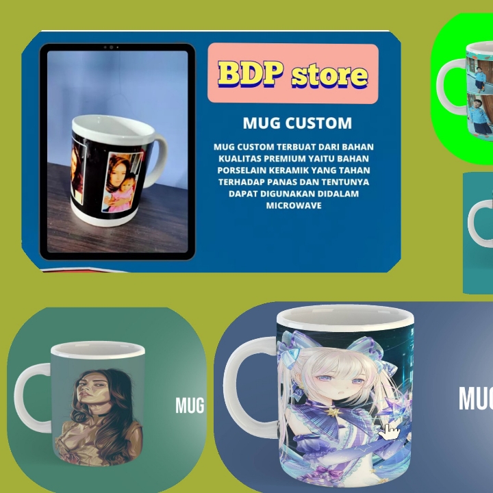Mug Custom gambar sesukamu