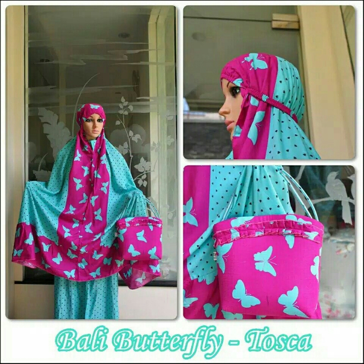 Mukena Bali Butterfly Tosca