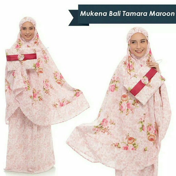 Mukena Bali Tamara Maroon