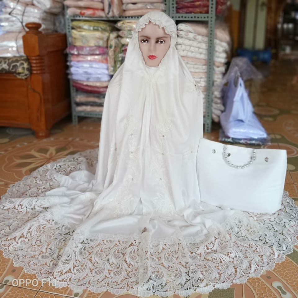 Mukena Luna Maya Putih 4