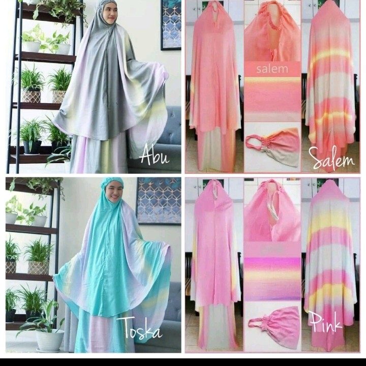 Mukena Rayon Pelangi