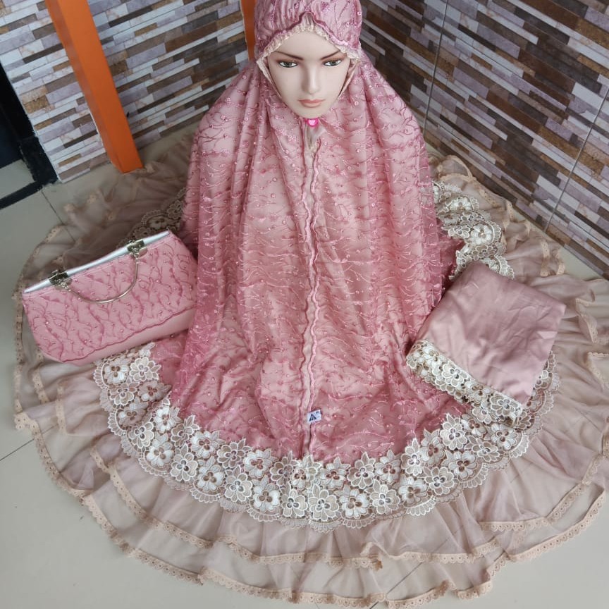 Mukena Sutra Velvet Bruklat 2