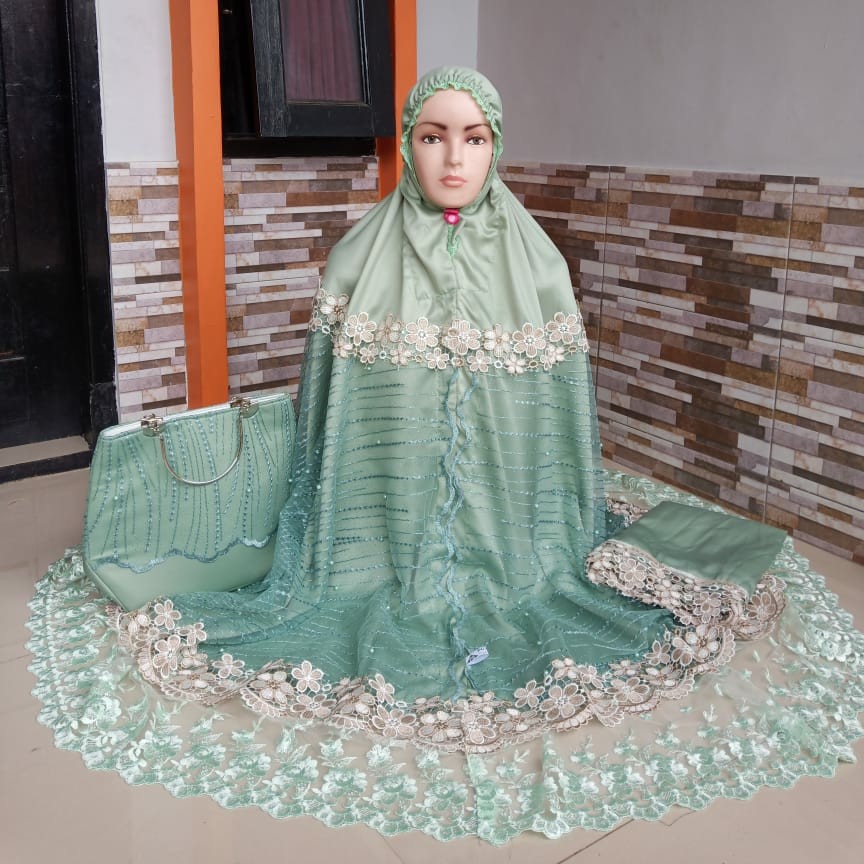 Mukena Sutra Velvet Bruklat 3