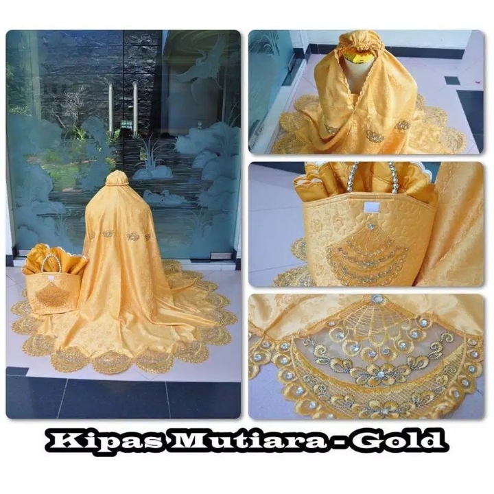 Mukena dewasa sutra mutiara 